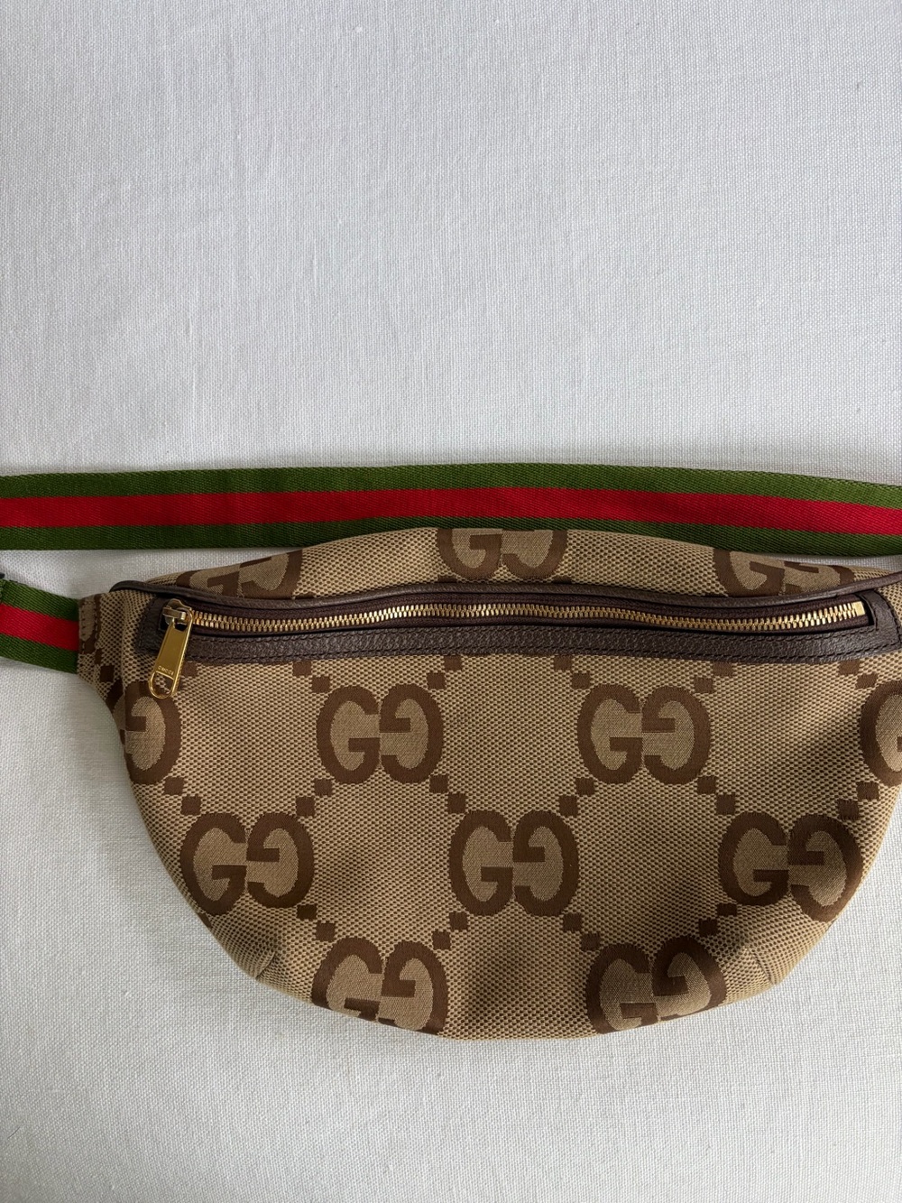 Gucci Brown GG Monogram Belt Bag